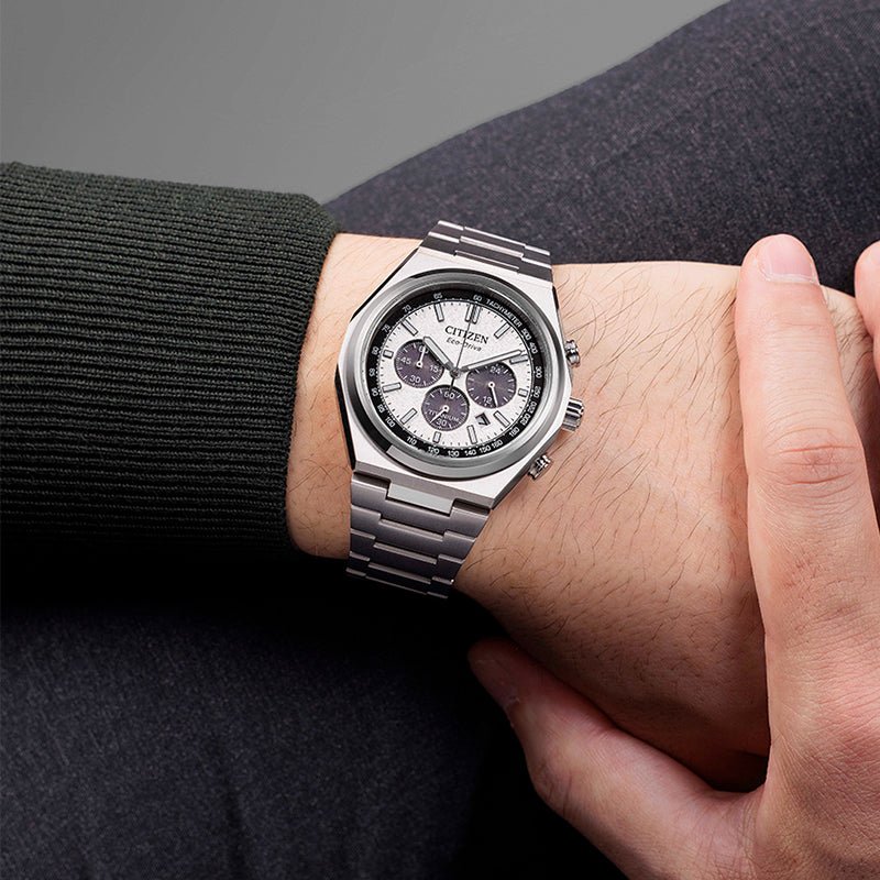 CITIZEN Zenshin Chronograph Super Titanium Eco - Drive CA4610 - 85A - Lam Workshop