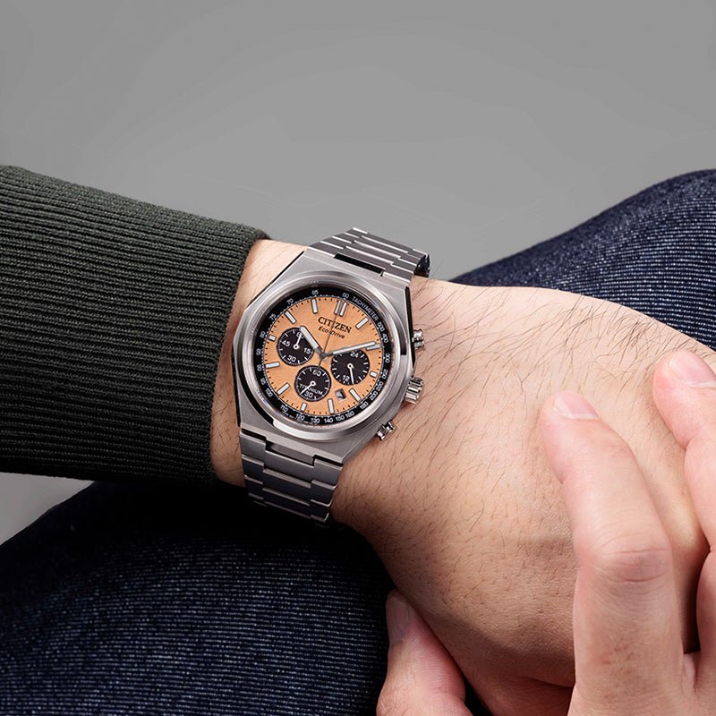 CITIZEN Zenshin Chronograph Super Titanium Eco - Drive CA4610 - 85Z - Lam Workshop