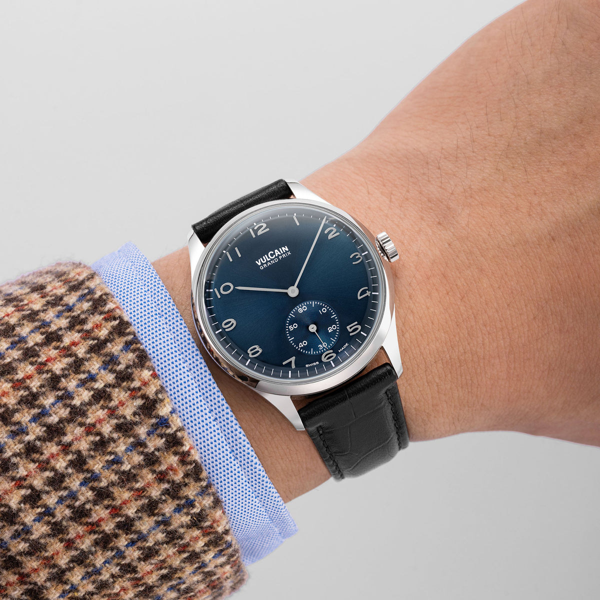 VULCAIN Grand Prix - Small Second Blue 690175A30.BAN248