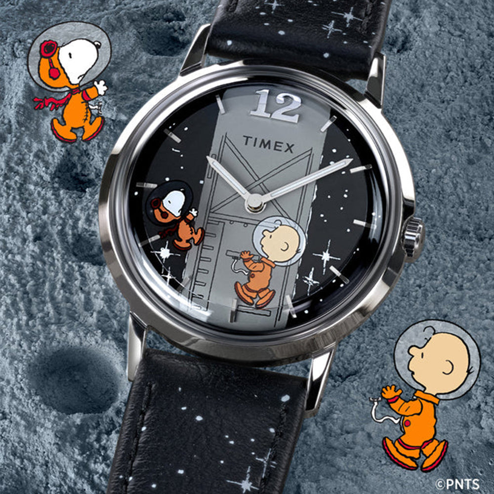 TIMEX Marlin x Peanuts® Snoopy Hand Winding Space 34mm TW2W897