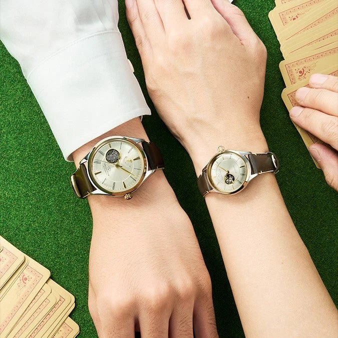 ORIENT STAR Classic Semi Skeleton Gold Ladies RE - ND0010G - Lam Workshop