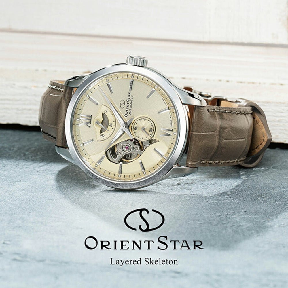 ORIENT STAR Contemporary Layered Skeleton RE - AV0B10G - Lam Workshop