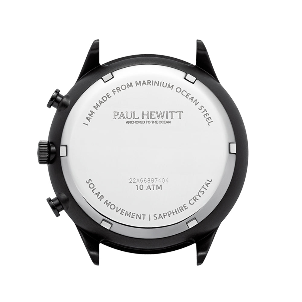 PAUL HEWITT Solar Chrono Black White PH - W - 0300 - Lam Workshop