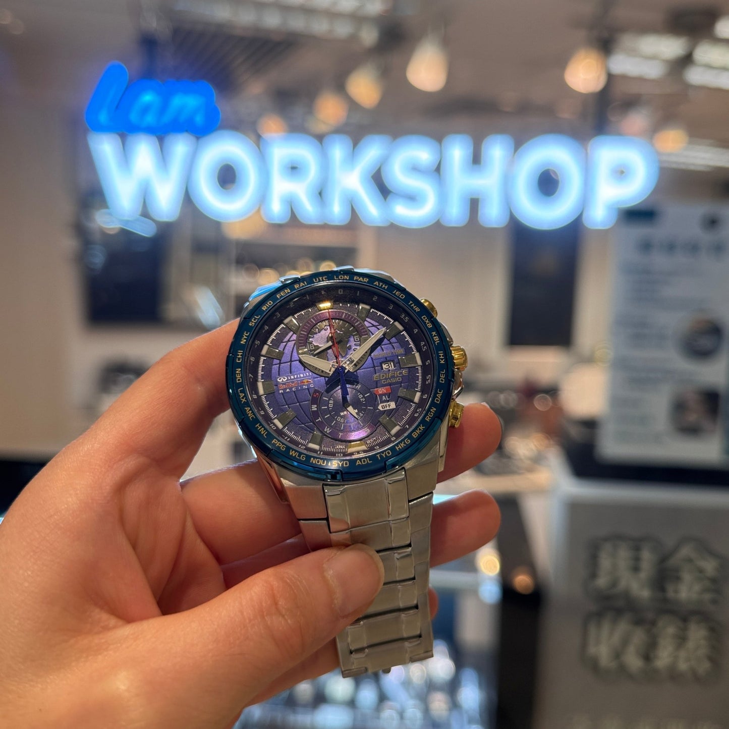 Pre - Owned Watches - CASIO EFR - 550RB - 2A, 90% new - Lam Workshop