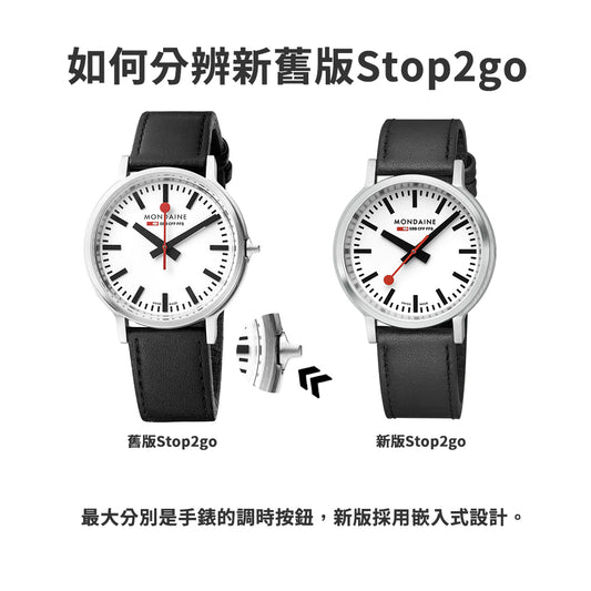 2023年版 MONDAINE Stop2go 手錶再度登錄香港