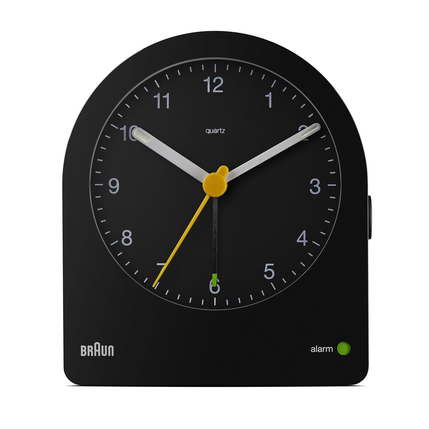 BRAUN Classic Analogue Alarm Clock Black BC22B
