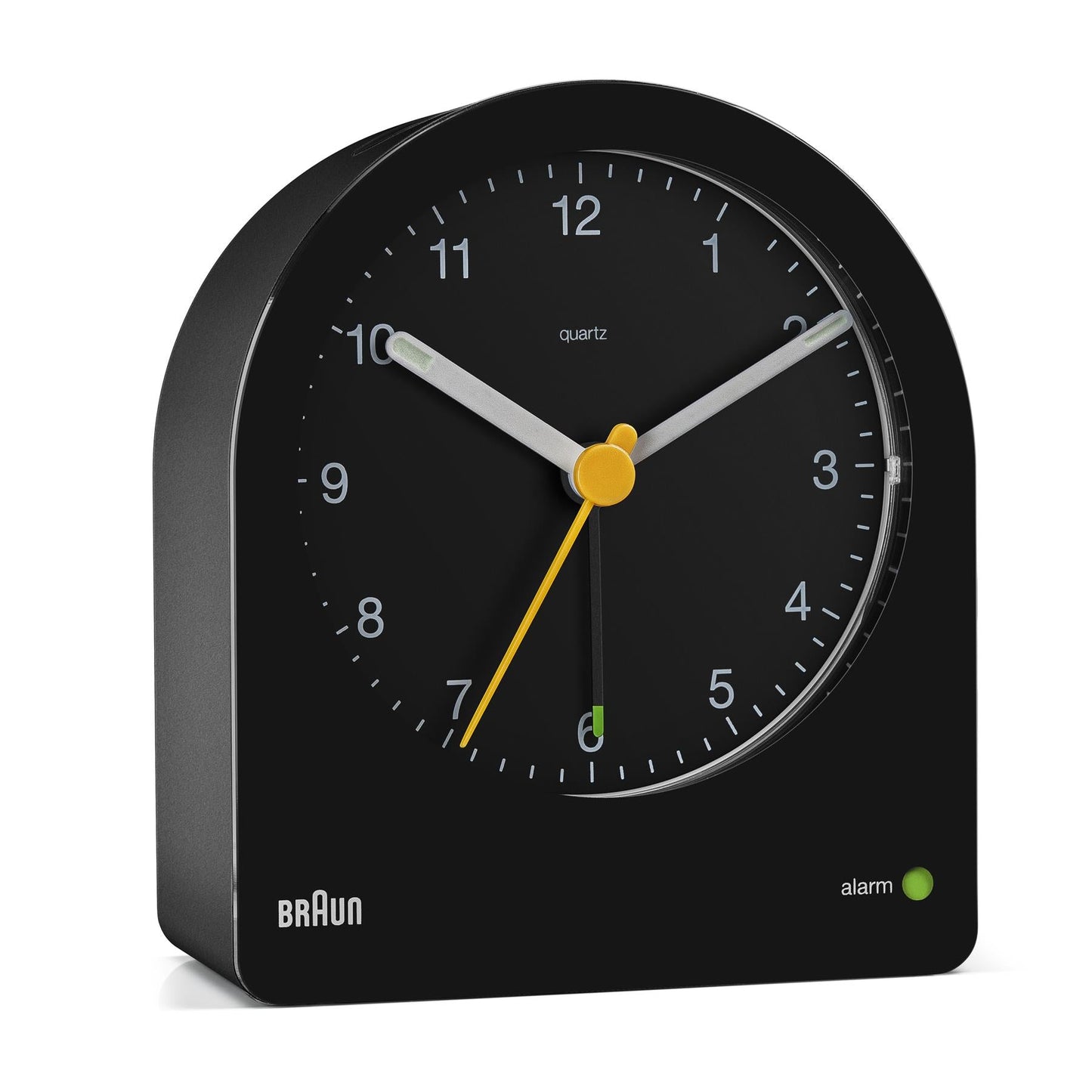 BRAUN Classic Analogue Alarm Clock Black BC22B