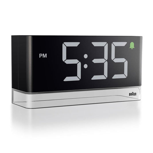 BRAUN LED Digital Alarm Clock BC27BUK