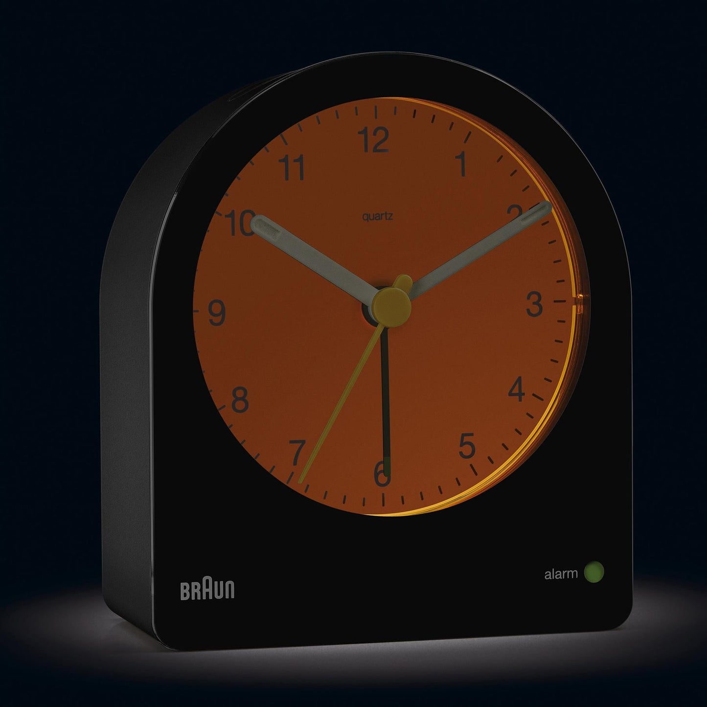 BRAUN Classic Analogue Alarm Clock Black BC22B