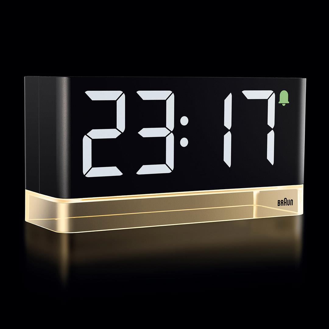 BRAUN LED Digital Alarm Clock BC27BUK