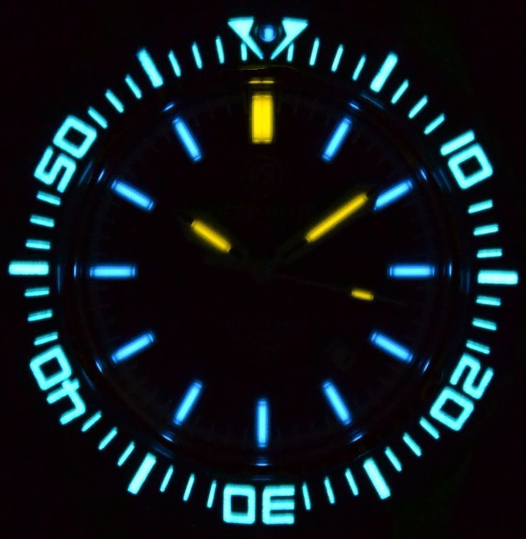 DEEP BLUE Daynight Patriot T-100 Tritium DB03-O-BL-Ostrap