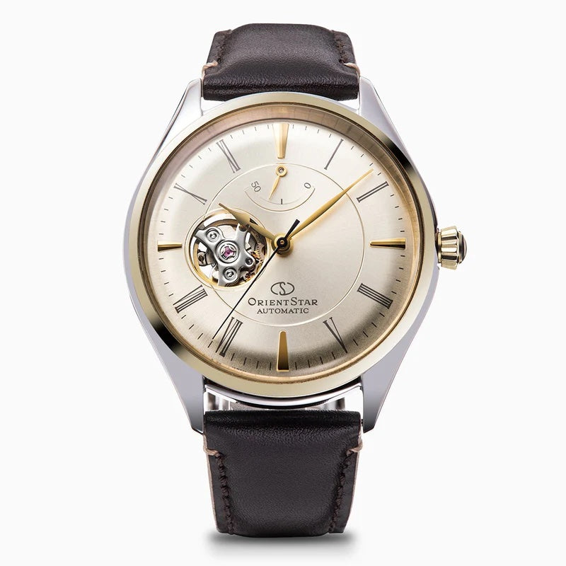 ORIENT STAR Classic Semi Skeleton Gold RE-AT0201G