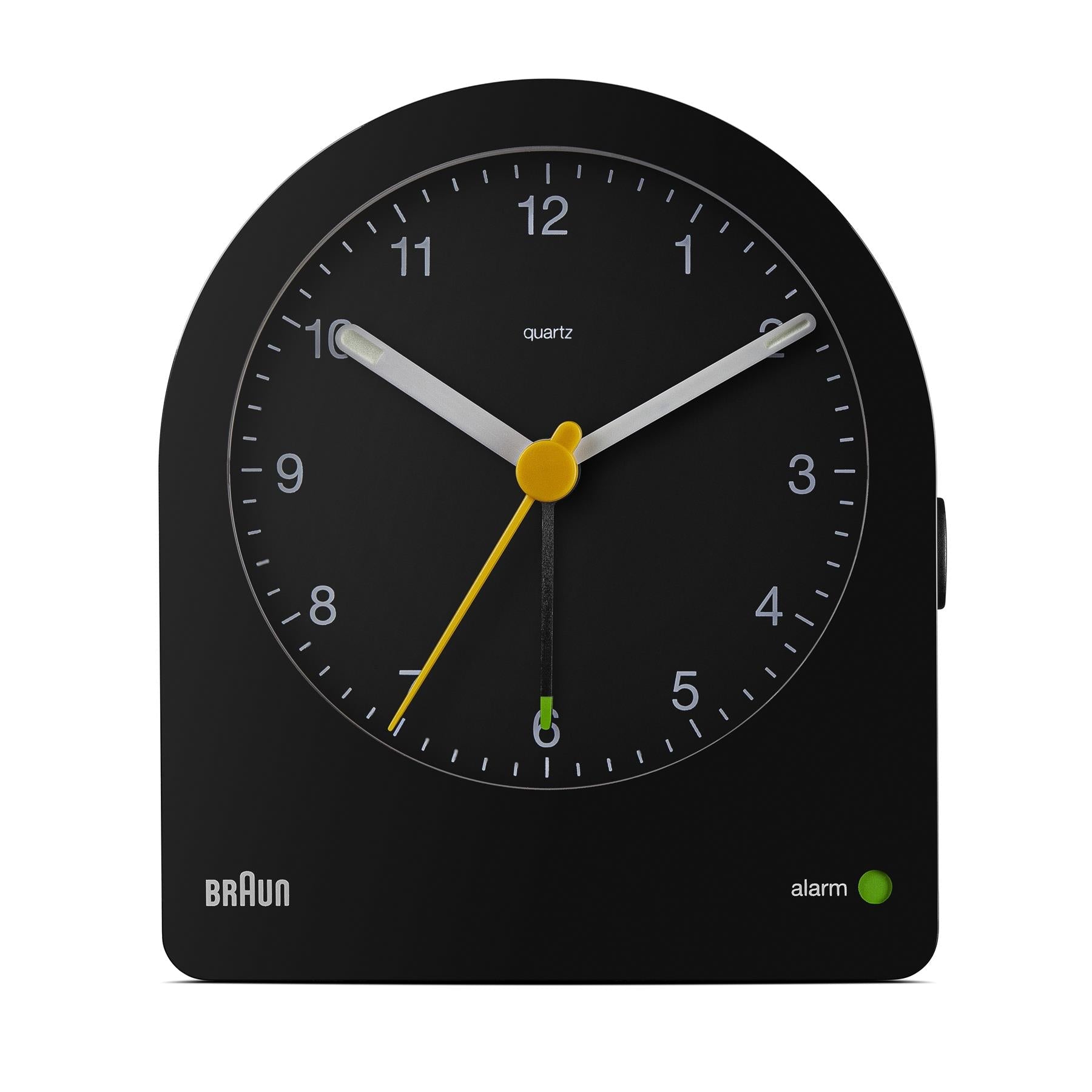 BRAUN Classic Analogue Alarm Clock Black BC22B - Lam Workshop
