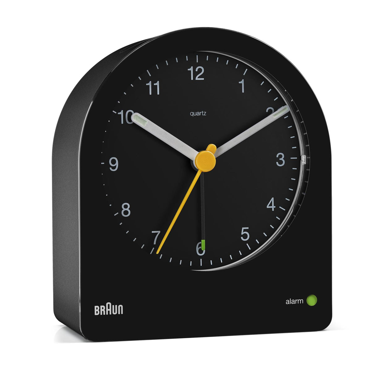 BRAUN Classic Analogue Alarm Clock Black BC22B - Lam Workshop