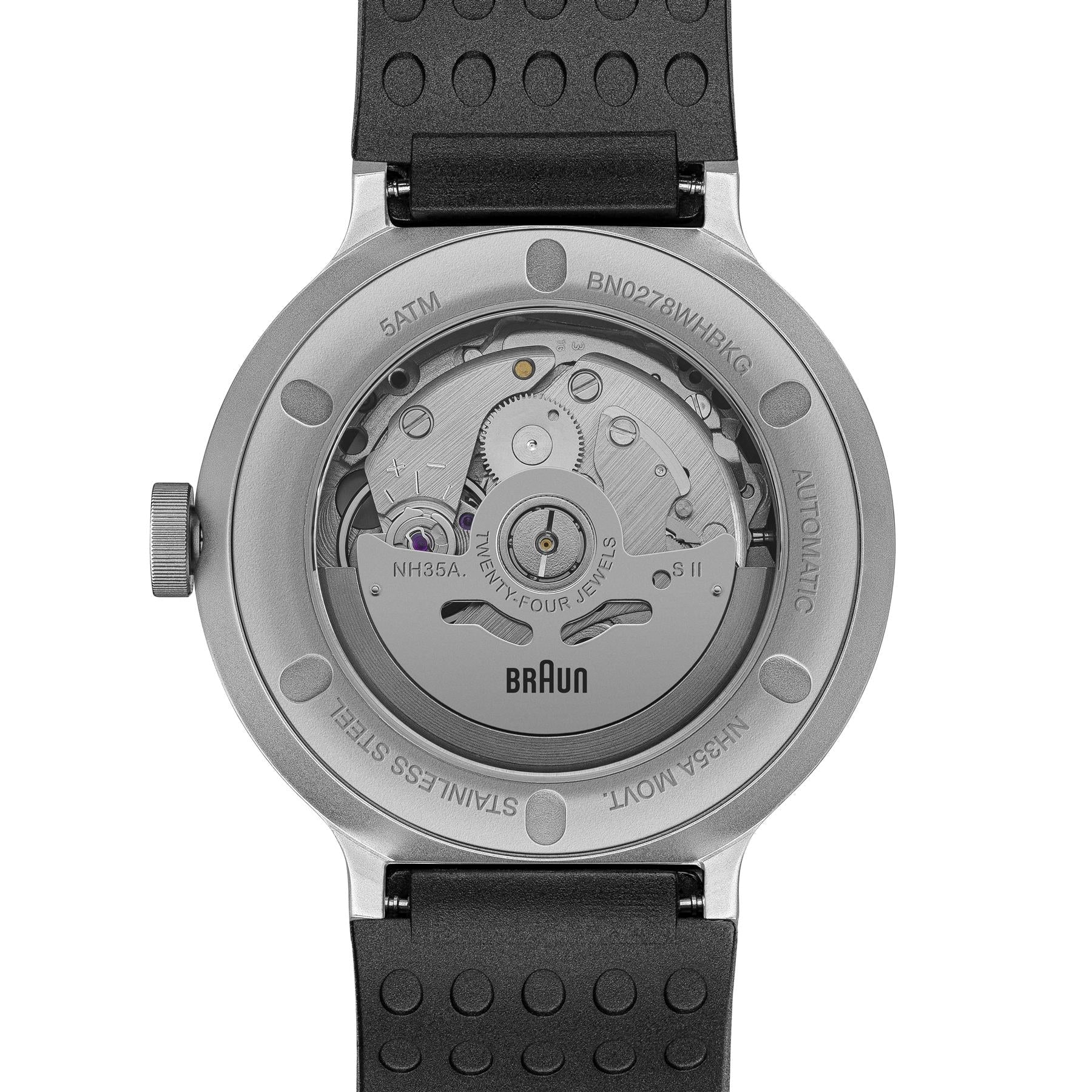 BRAUN Gents Automatic BN0278WHBKG - Lam Workshop