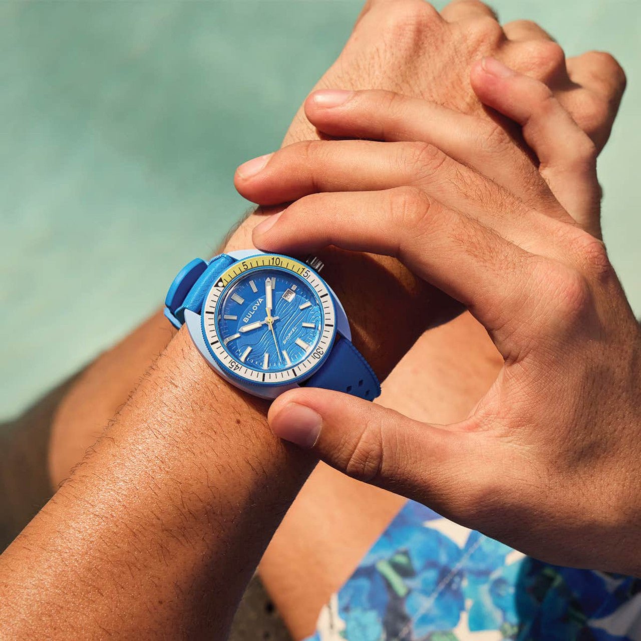 BULOVA Snorkel Blue Tang 98B445 - Lam Workshop