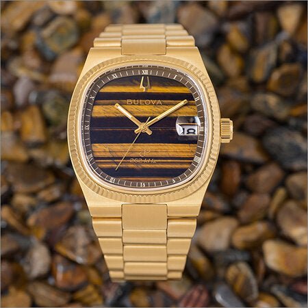 BULOVA Super Seville Tiger's Eye Stone 97B230 - Lam Workshop