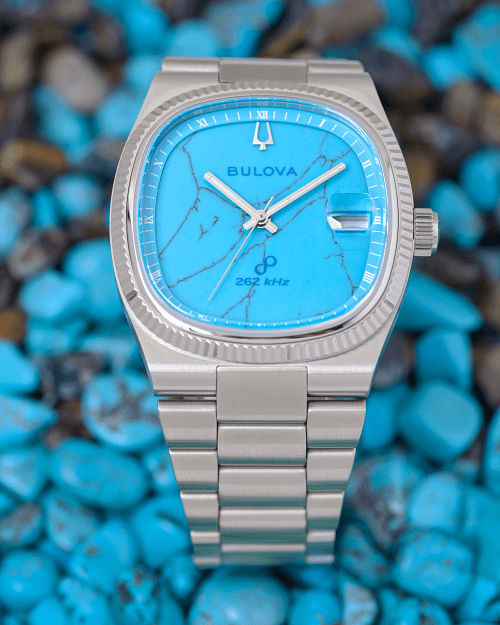 BULOVA Super Seville Turquoise Stone 96B455 - Lam Workshop