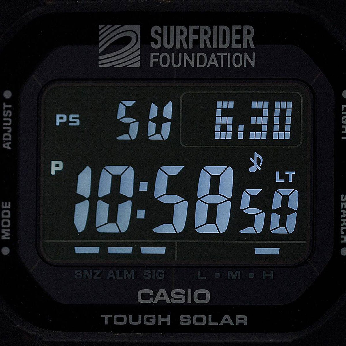 CASIO G - Shock X Surfrider Foundation Tough Solar Digital G - 5600SRF - 1 - Lam Workshop