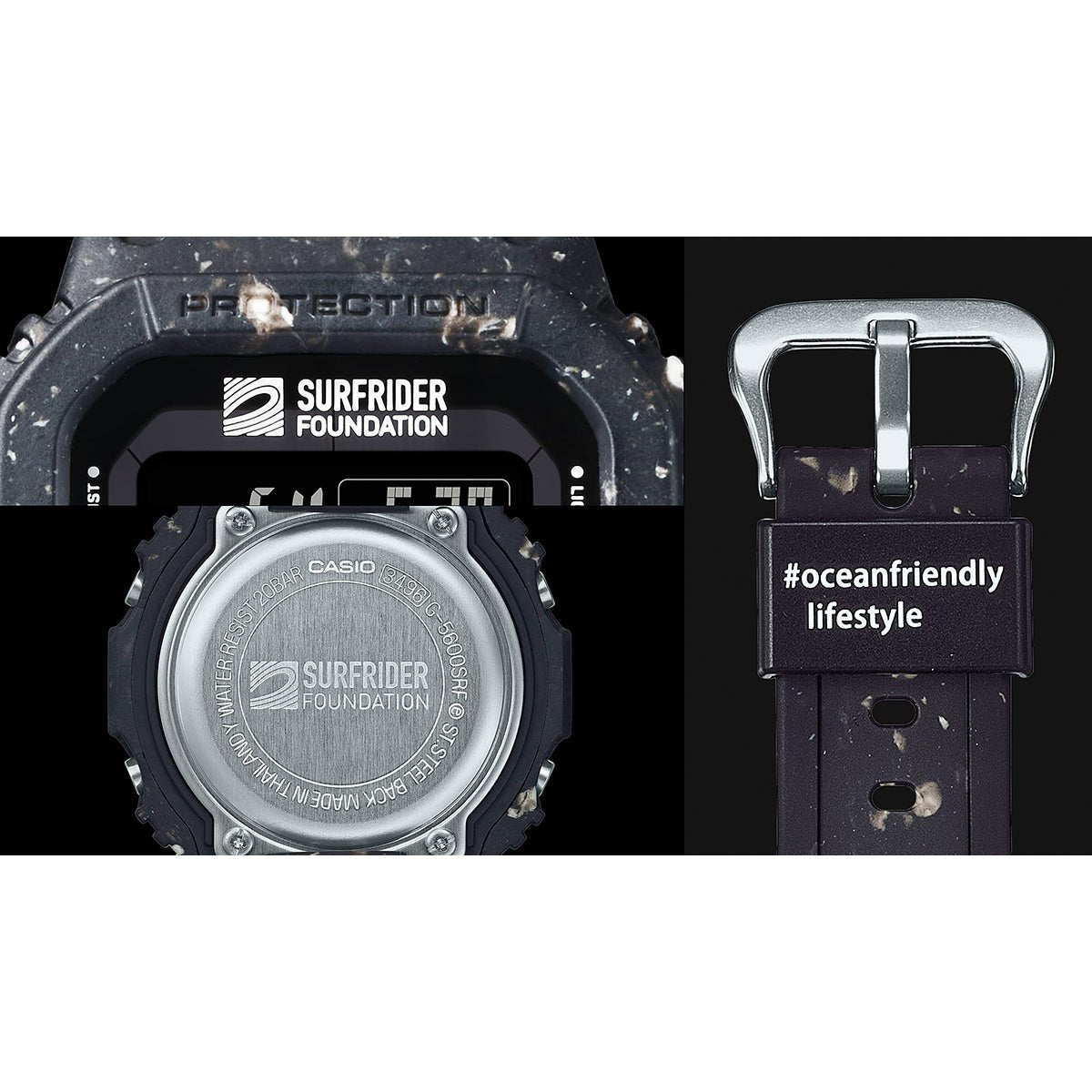 CASIO G - Shock X Surfrider Foundation Tough Solar Digital G - 5600SRF - 1 - Lam Workshop