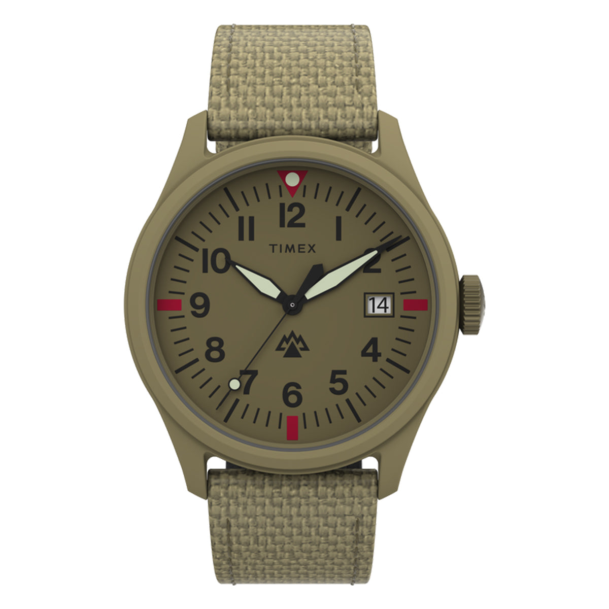 TIMEX Expedition North® Traprock 43mm Eco-Friendly Fabric Strap Watch TW2W23500