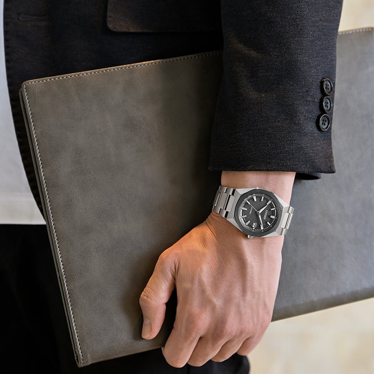 CITIZEN Attesa Eco - drive Radio Wave CB3044 - 55E - Lam Workshop