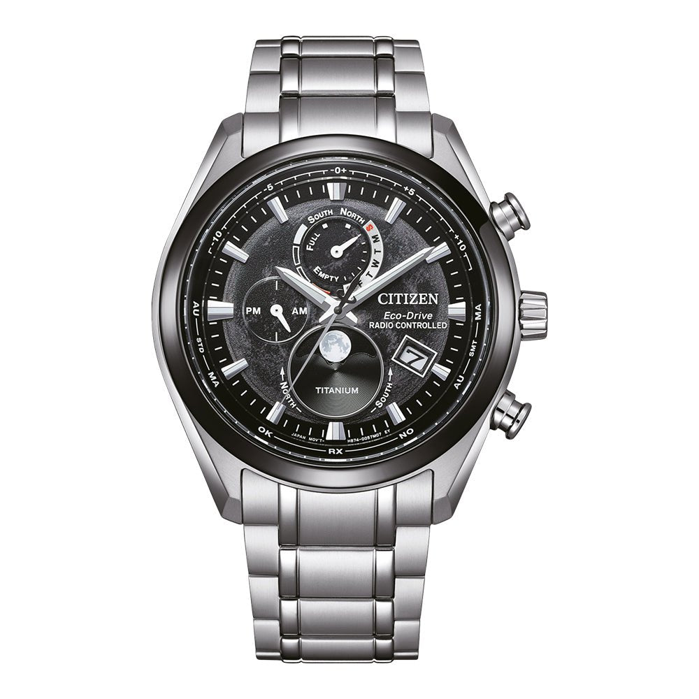 CITIZEN Eco - Drive Radio Controlled Moon Phase BY1018 - 80E - Lam Workshop