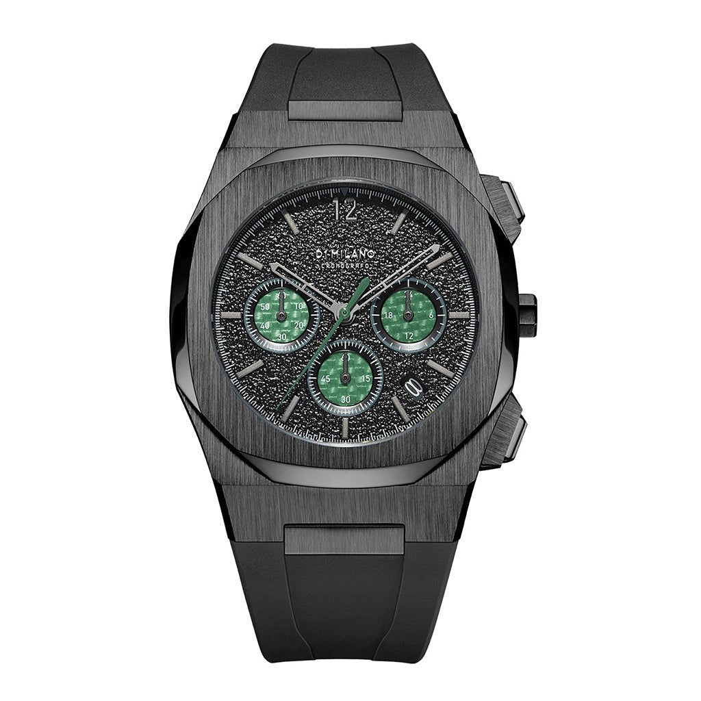 D1 MILANO Chronograph Rubber Rush Grey CHRJ02 - Lam Workshop