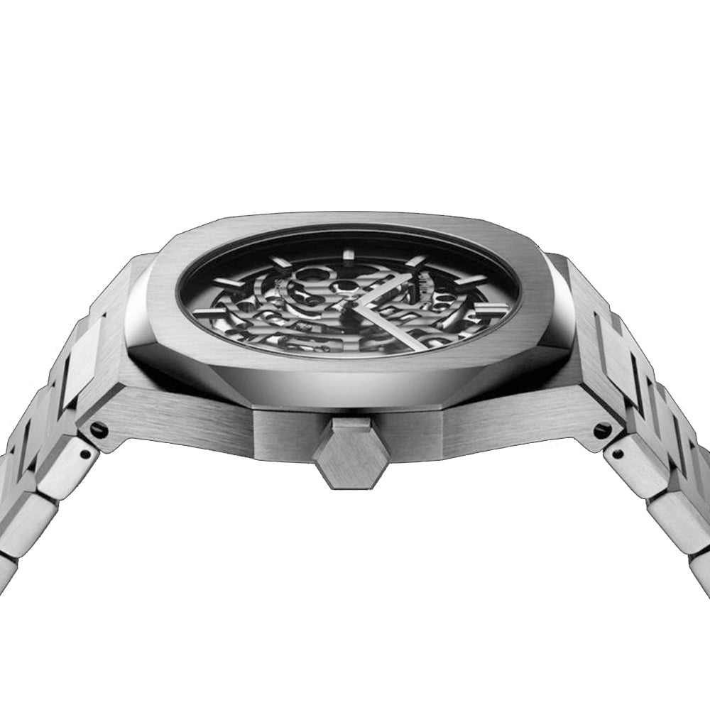 D1 MILANO Skeleton 41.5mm Gun Metal SKBJ02 - Lam Workshop