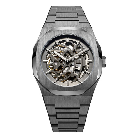D1 MILANO Skeleton 41.5mm Gun Metal SKBJ02 - Lam Workshop
