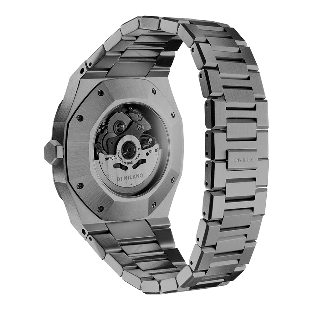 D1 MILANO Skeleton 41.5mm Gun Metal SKBJ02 - Lam Workshop