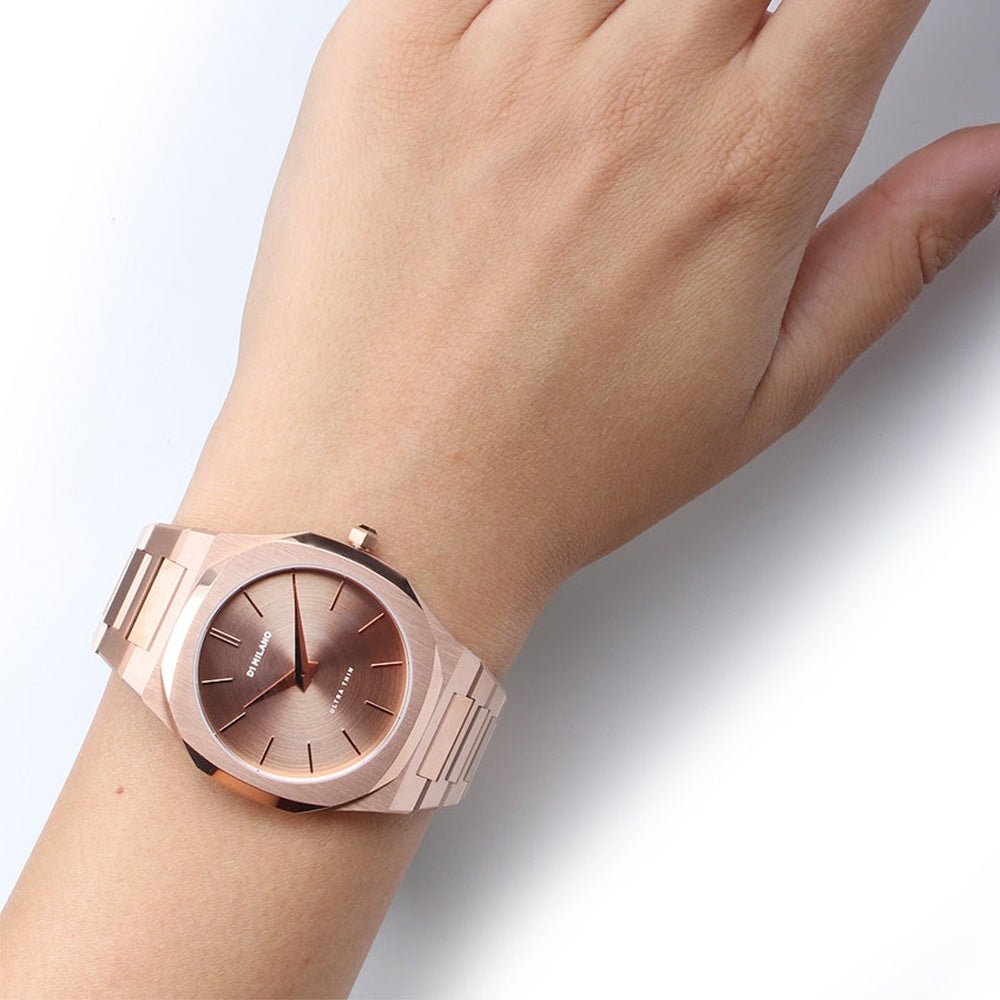 D1 MILANO Ultra Thin 38MM Rose Gold A - UTBL02 - Lam Workshop
