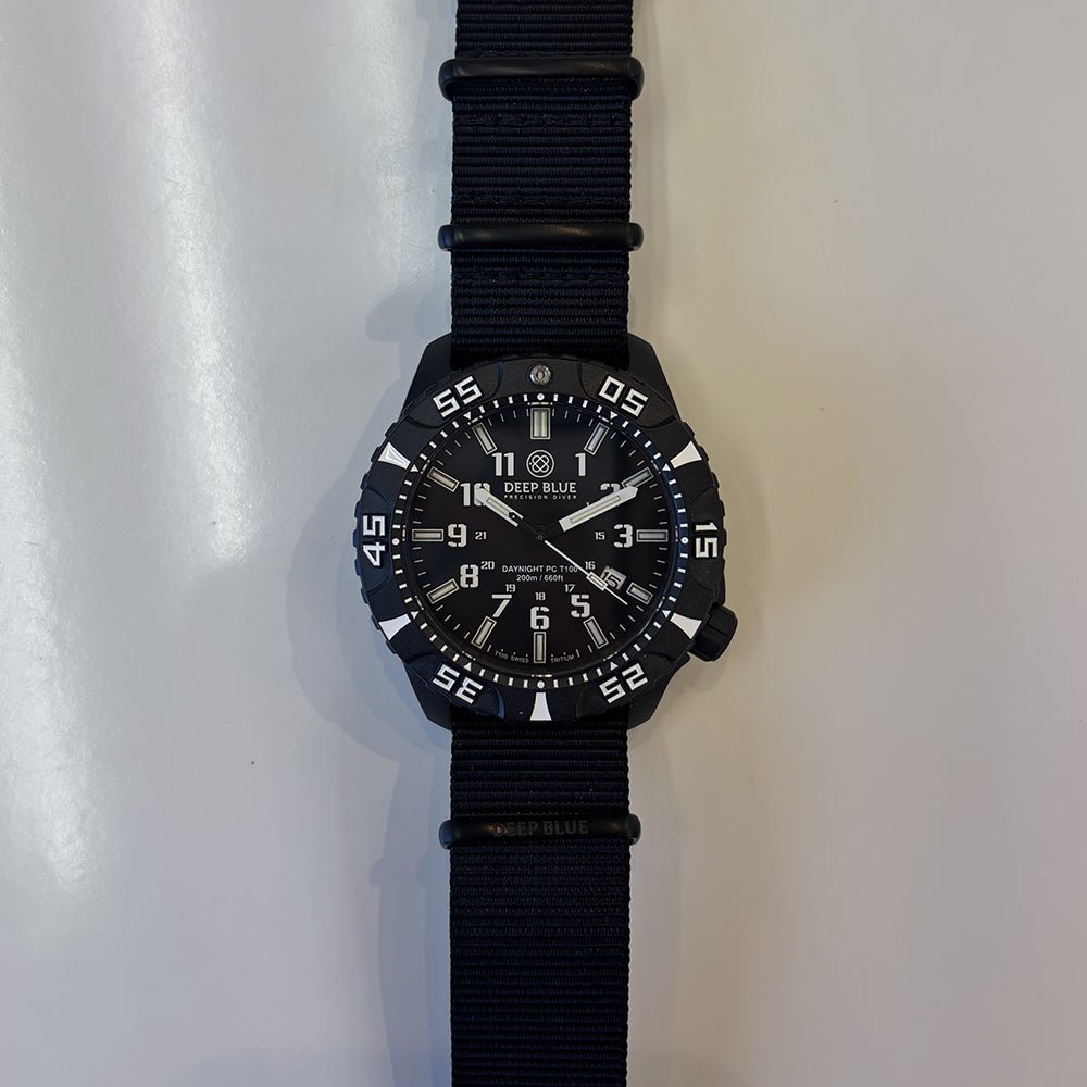 DEEP BLUE Daynight PC Tritium Auto 44MM DB01 - BKW - BL - Nato - Lam Workshop