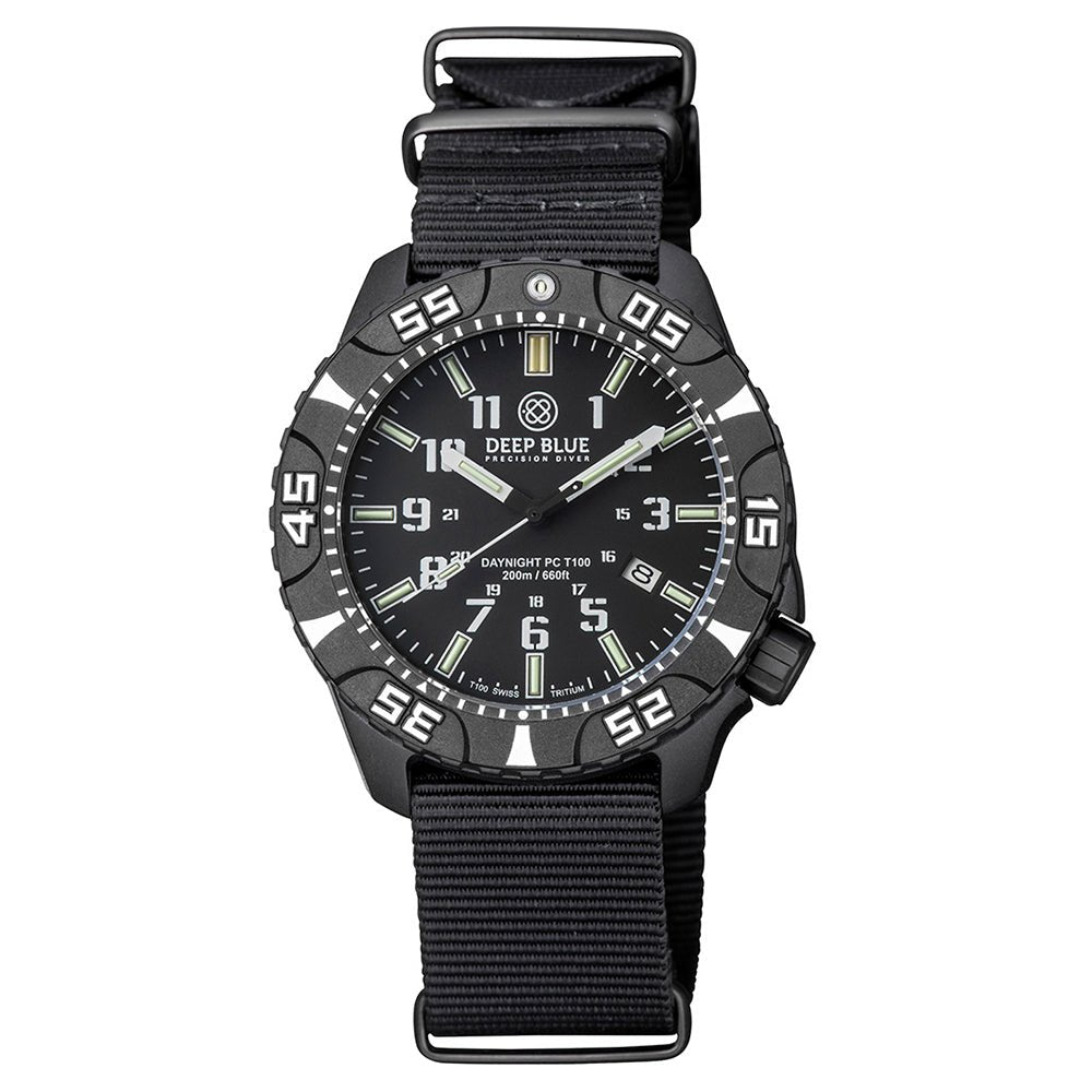 DEEP BLUE Daynight PC Tritium Auto 44MM DB01 - BKW - BL - Nato - Lam Workshop