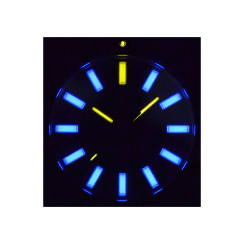 DEEP BLUE Daynight Stealth OPS Carbon Tritium Auto 44MM DB02 - BK - BL - Nato - Lam Workshop