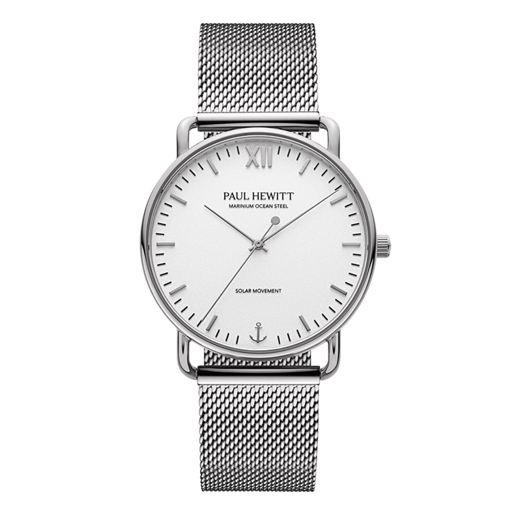 PAUL HEWITT Solar Sailor 39mm Sliver White PH-W-0324