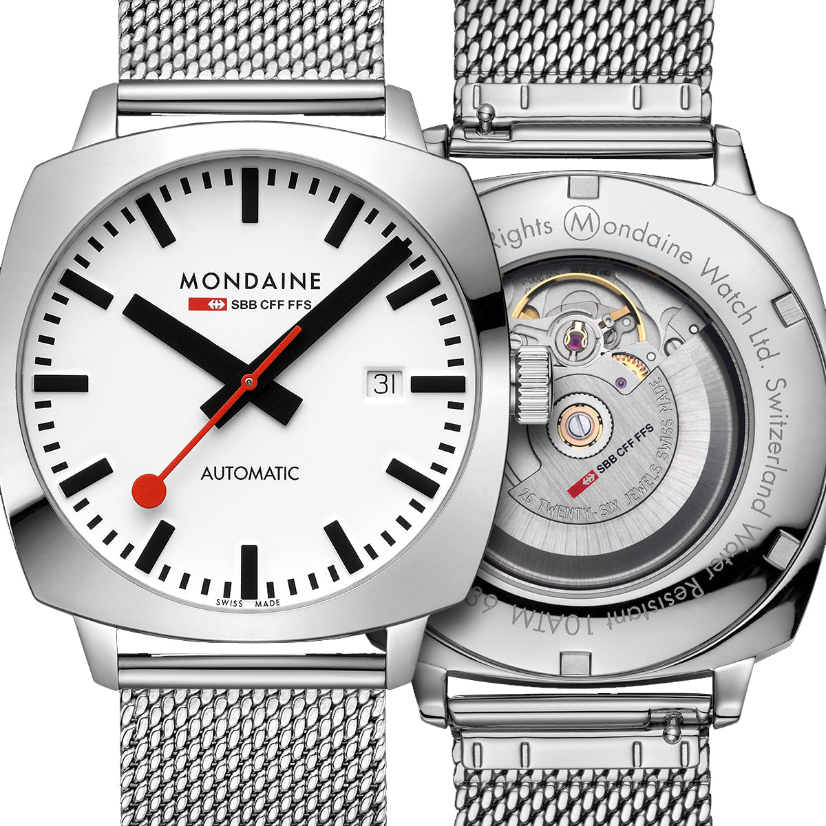 MONDAINE Automatic Cushion 39MM MSL.3961B.SM - Lam Workshop