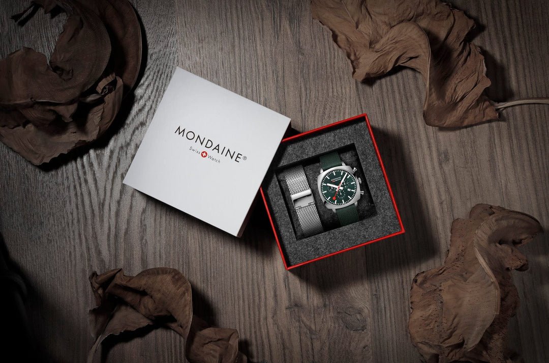MONDAINE Grand Cushion Set Green 41mm MSL.41460.LF - Lam Workshop