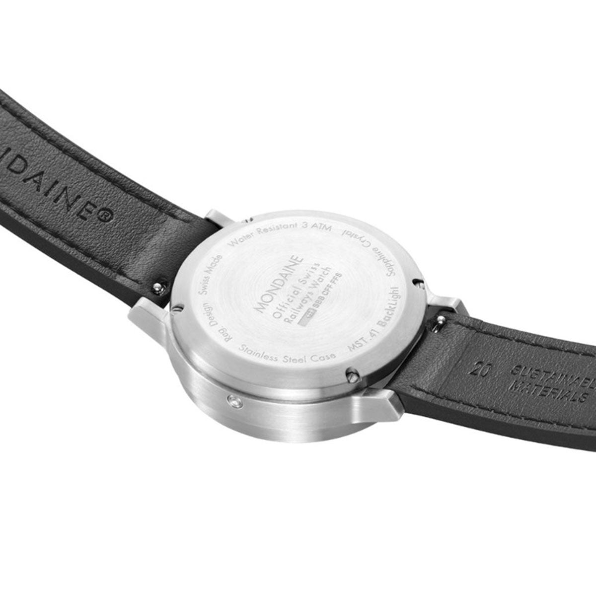 MONDAINE Stop2Go 41mm MST.4101B.LBV.2SE - Lam Workshop