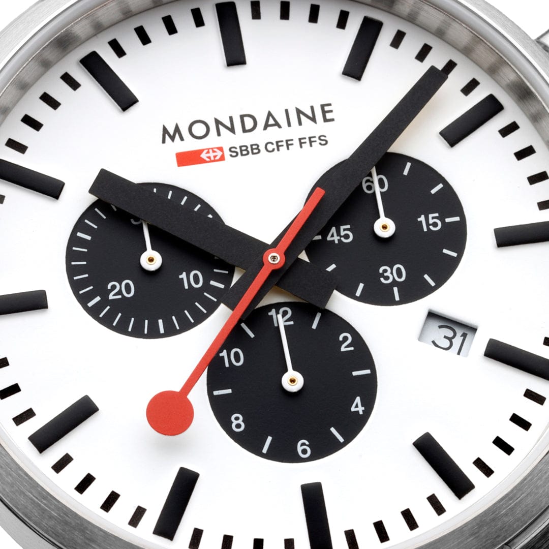 MONDAINE The Neo Chronograph 41mm MSD.41410.LBV - Lam Workshop