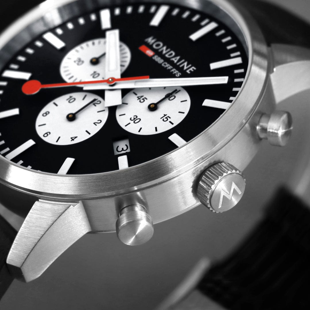 MONDAINE The Neo Chronograph 41mm MSD.41420.LBV - Lam Workshop