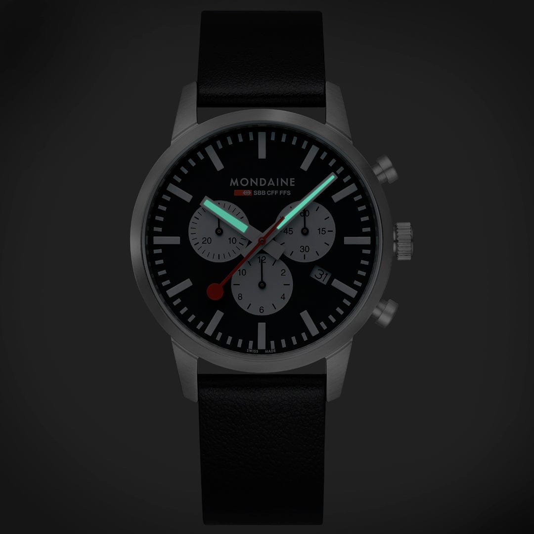 MONDAINE The Neo Chronograph 41mm MSD.41420.LBV - Lam Workshop