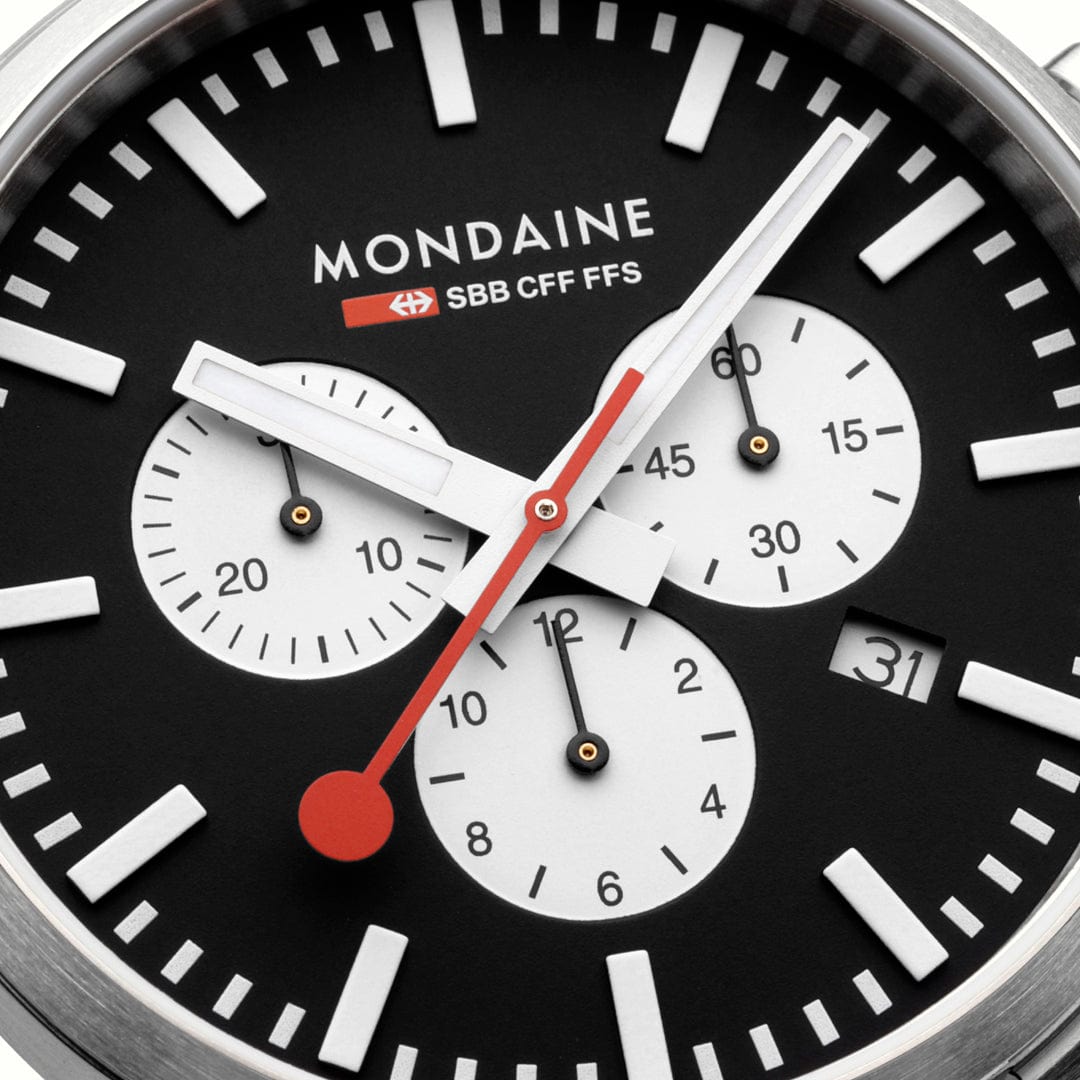 MONDAINE The Neo Chronograph 41mm MSD.41420.LBV - Lam Workshop