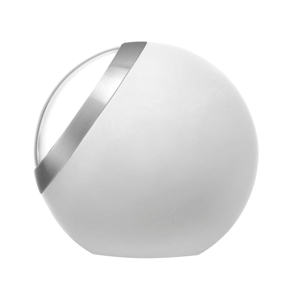 MONDAINE White Table Globe Clock 60mm A660.30335.16SBA - Lam Workshop