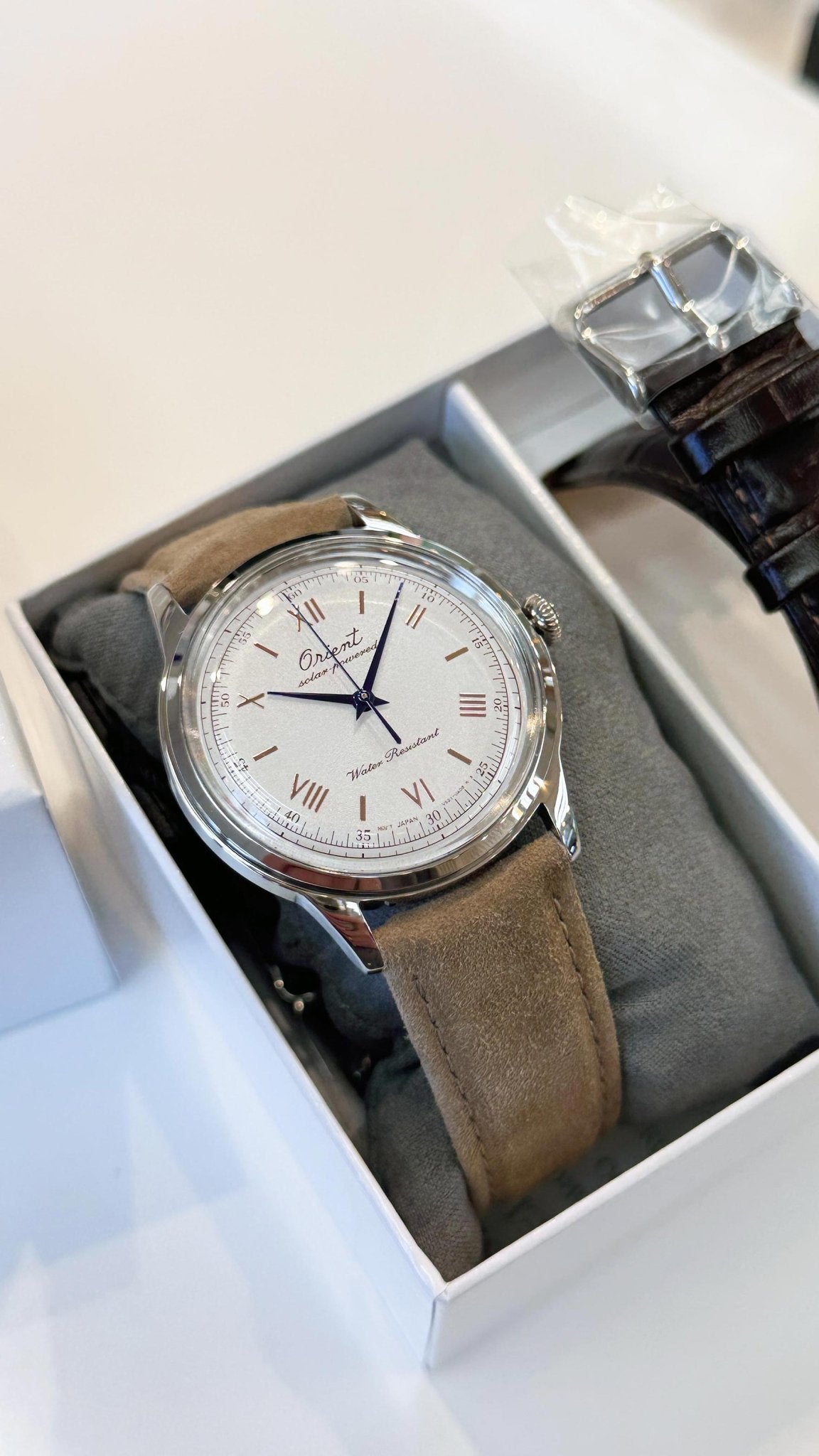 ORIENT Bambino 38mm Solar - powered 75th anniversary Limited Edition RA - WK0006S - Lam Workshop