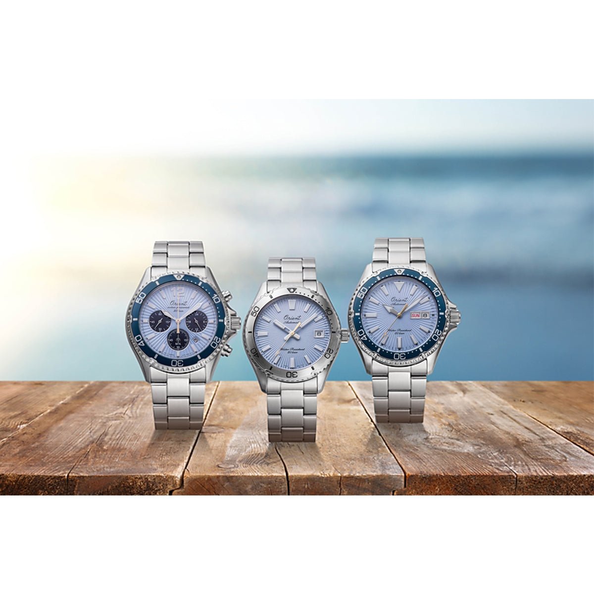 ORIENT Sports Mako 40 Sky Blue Limited Edition RA - AC0Q12L - Lam Workshop