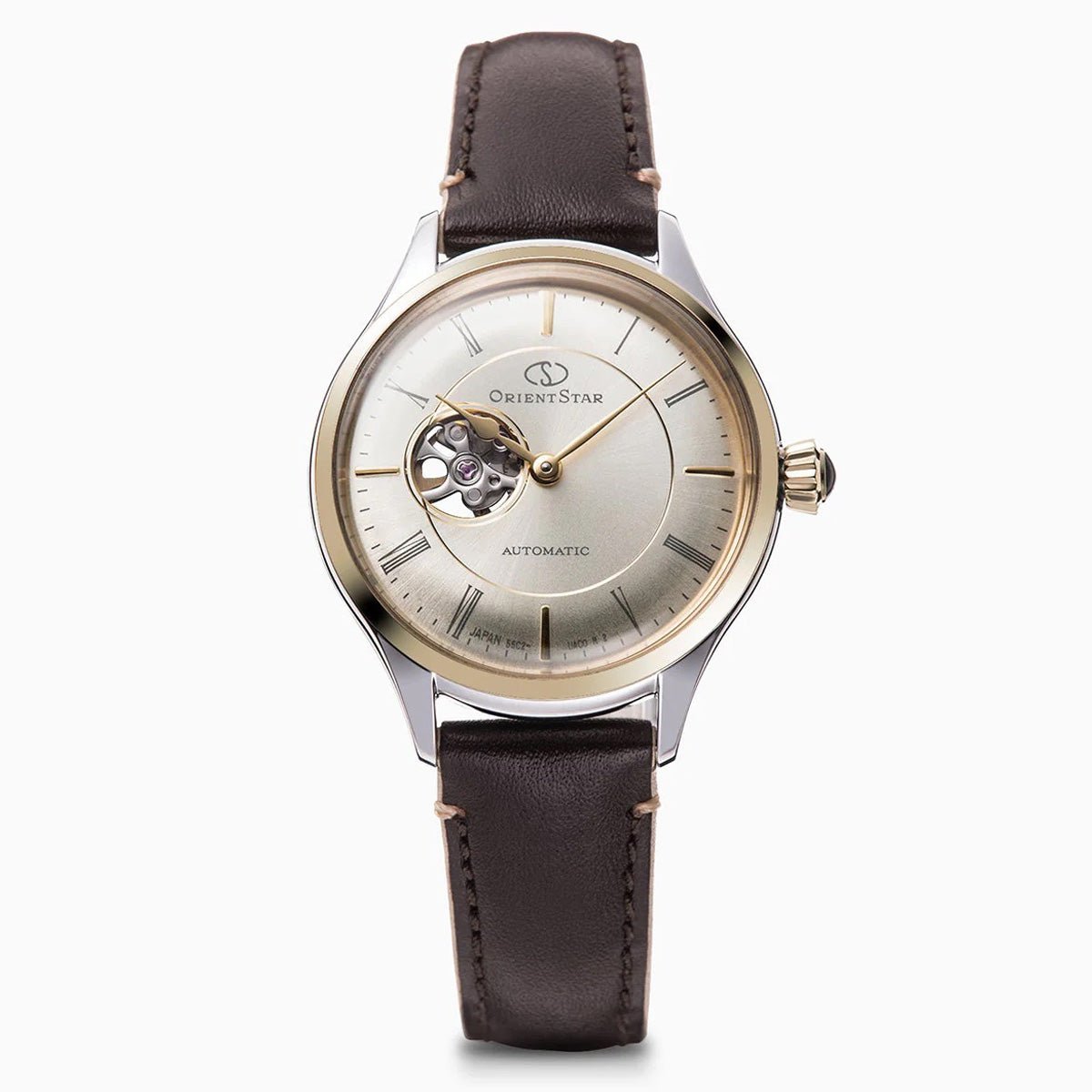 ORIENT STAR Classic Semi Skeleton Gold Ladies RE - ND0010G - Lam Workshop