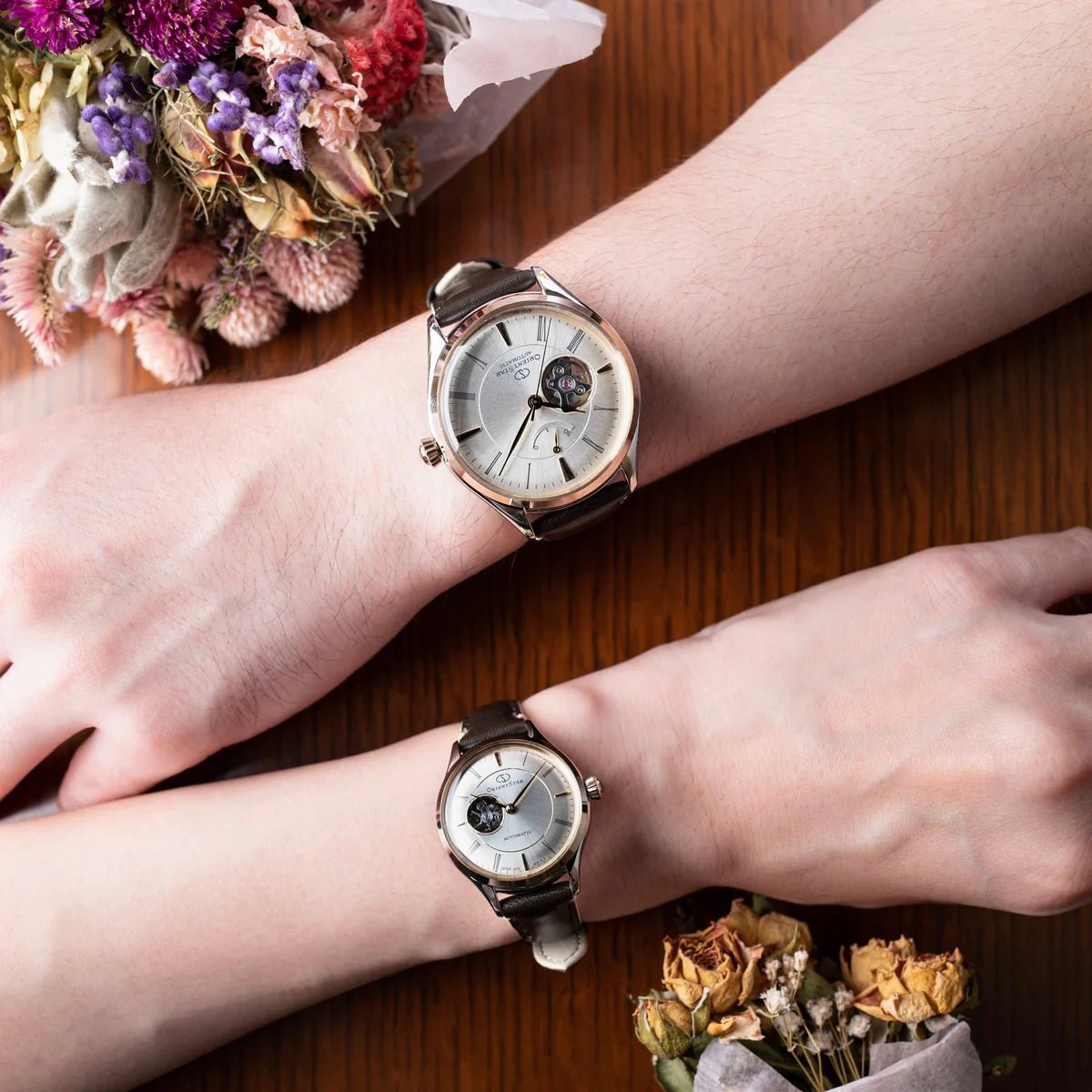 ORIENT STAR Classic Semi Skeleton Gold Ladies RE - ND0010G - Lam Workshop