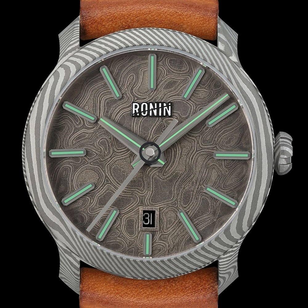 OVD Ronin Damascus Watch TAKEDA RON03 - Lam Workshop