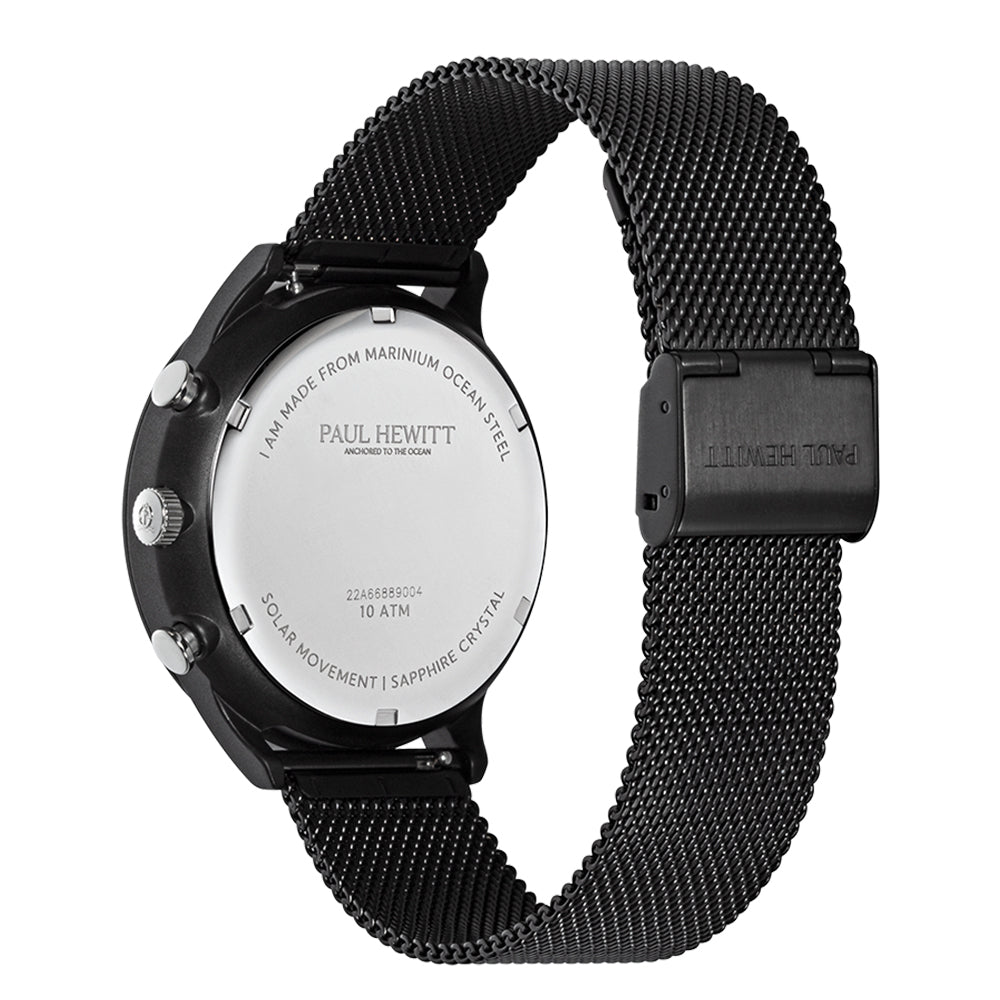 PAUL HEWITT Solar Chrono Black PH - W - 0299 - Lam Workshop